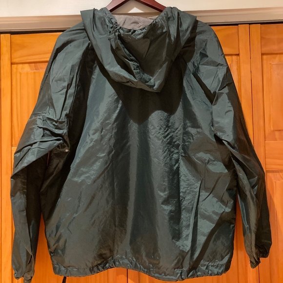 Gap Green Windbreaker, Pullover Hooded Size Medium, Men, Women Unisex - Picture 5 of 10